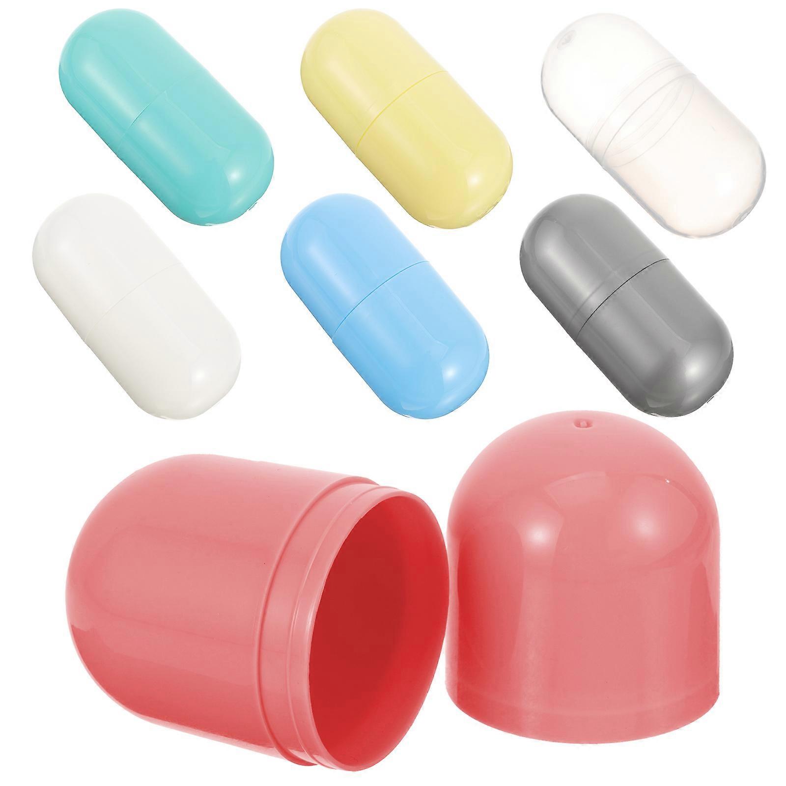 Fillable Capsule Storage Boxes Plastic Easter Eggs Container 21Pcs