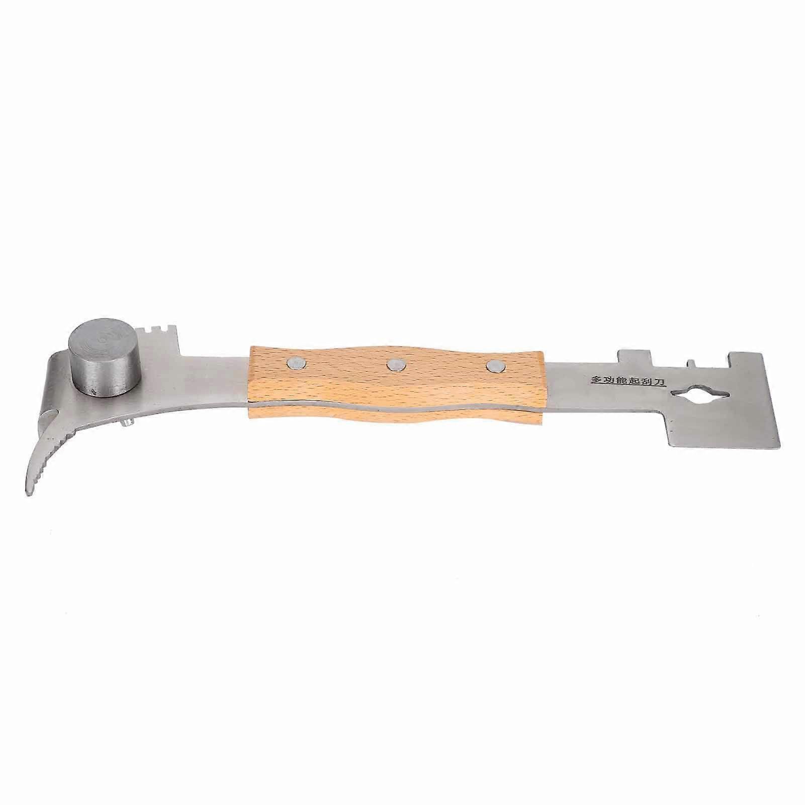 Beehive Scraper Stainless Steel Hive Scraper Tool MultiFunction Beekeeper Tool
