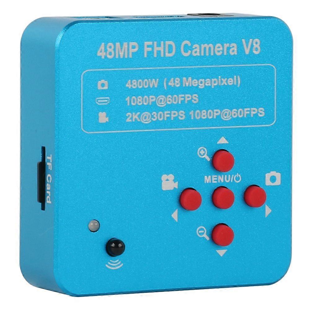 48MP 2K 1080P 60FPS HDMI-Compatible USB Industrial Digital Video Microscope Camera C Mount Interface TF Card