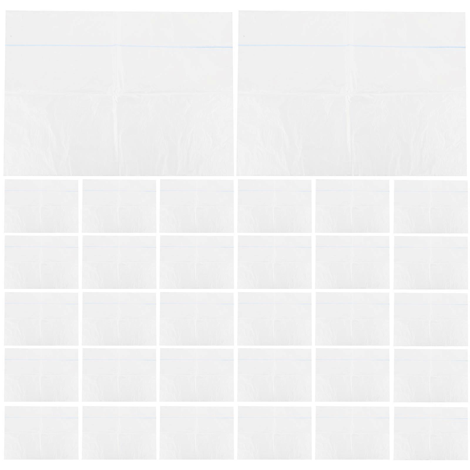 Rectangle Plastic Transparent Rabbit Cage Film for Small Animals 50Pcs