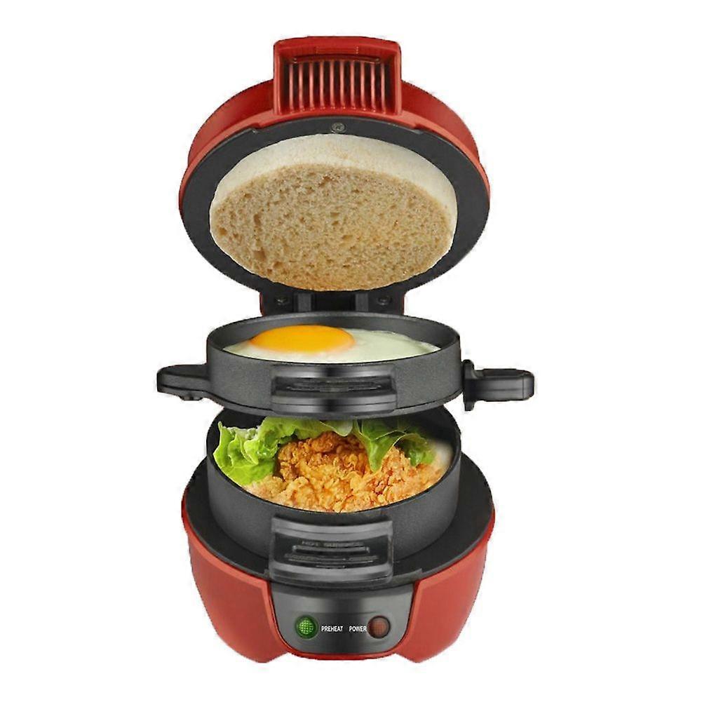 Burger Maker Hamburger Press Patty Maker Non-Stick Multifunction Beef BurgerOmelette Steak Breakfast Machine US Plug