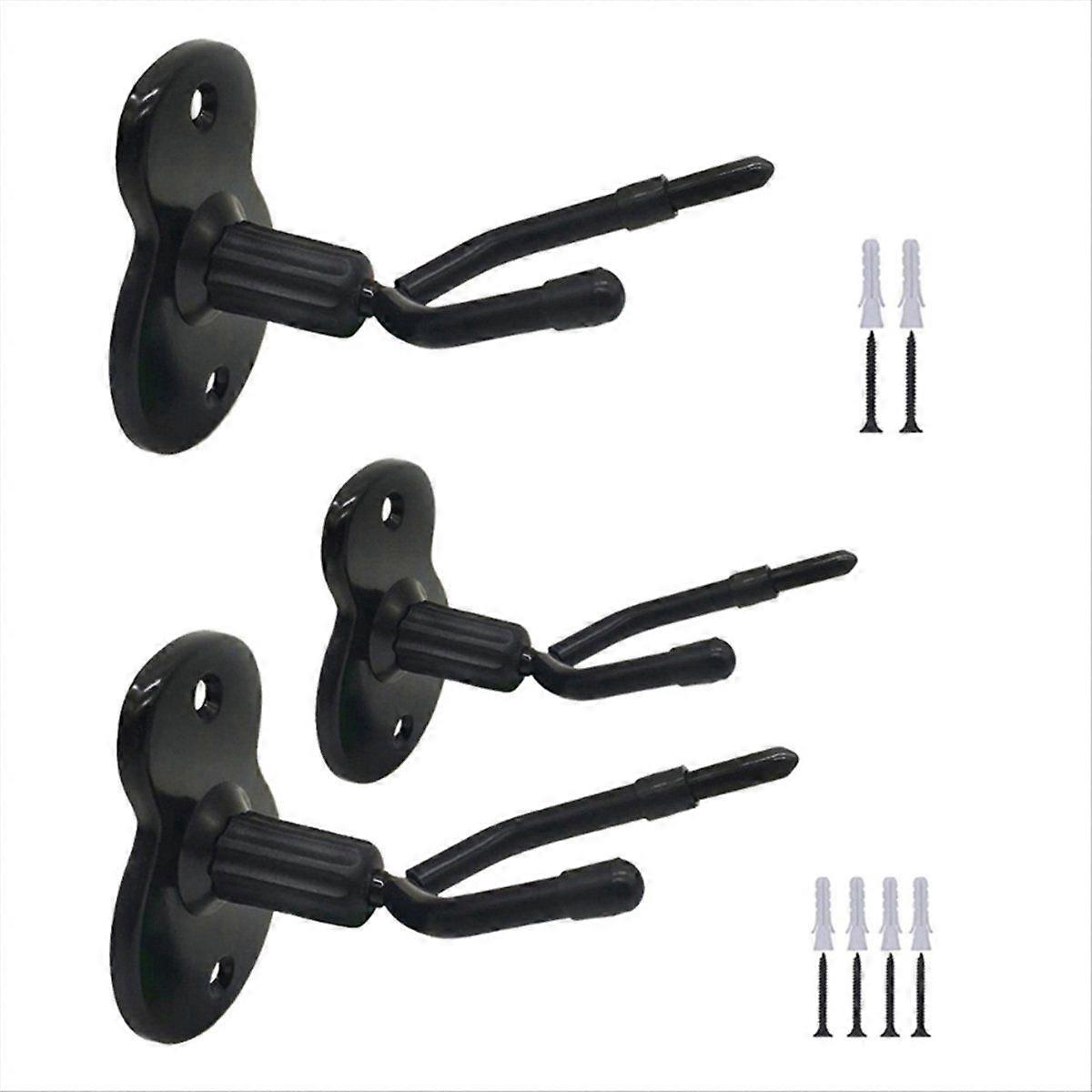 3Pcs Violin Wall Mount Hanger with Bow Hook Violin Stand