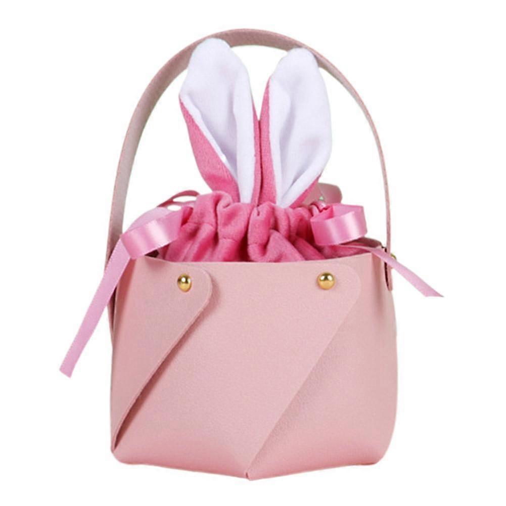 Easter Candy Bag Happy Easter Rabbit Bunny Ears Candy Bag Pouch Storage