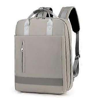 Mochila para laptop de 15,6 polegadas, à prova d'água e antifurto, com porta de carregamento USB, ideal para negócios e viagens.