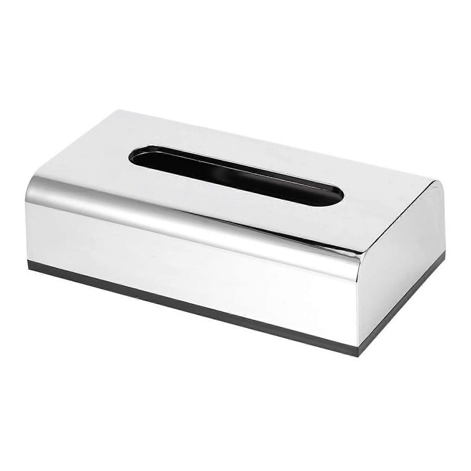 Tissue Box Holder with MultiFunction Storage, Compact SpaceSaving Design for Bathroom and Home Office