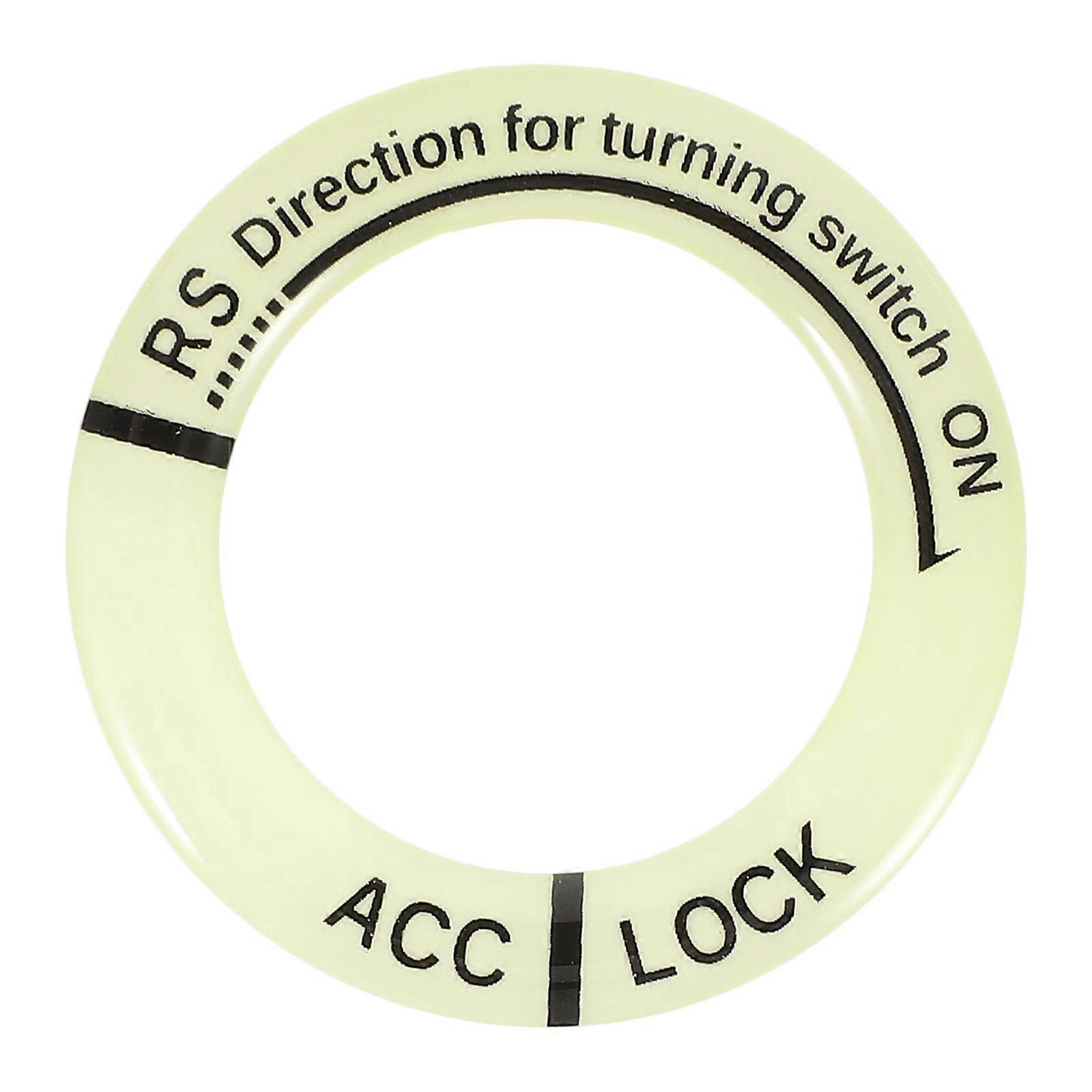 Luminous Ignition Switch Cover Ignition Switch Trim Ring Car Ignition Switch Cover
