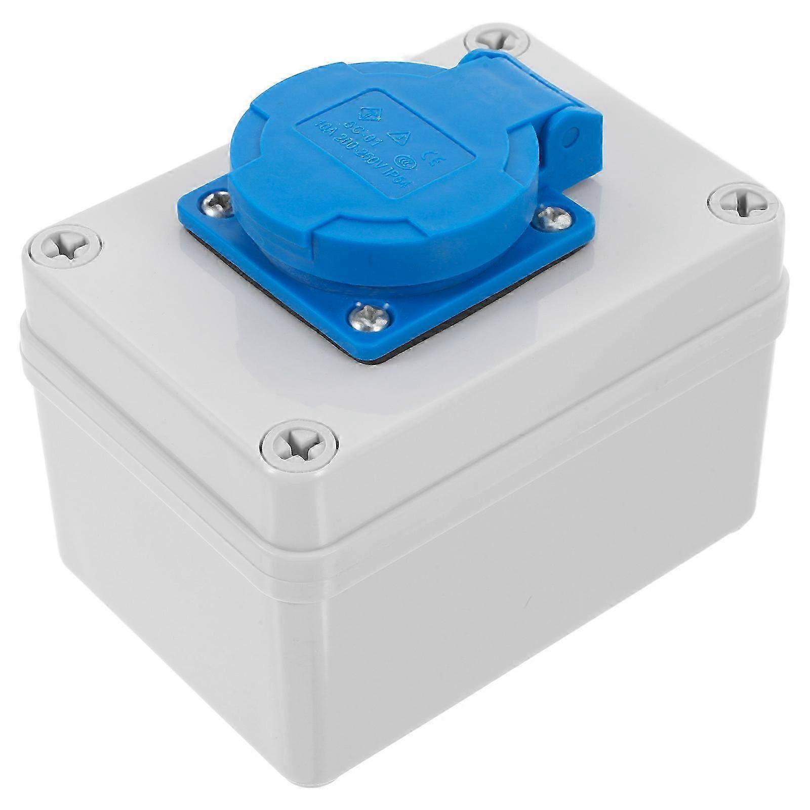 Outdoor Waterproof Switch Socket Single Outlet Covers Box for Electrical Safety