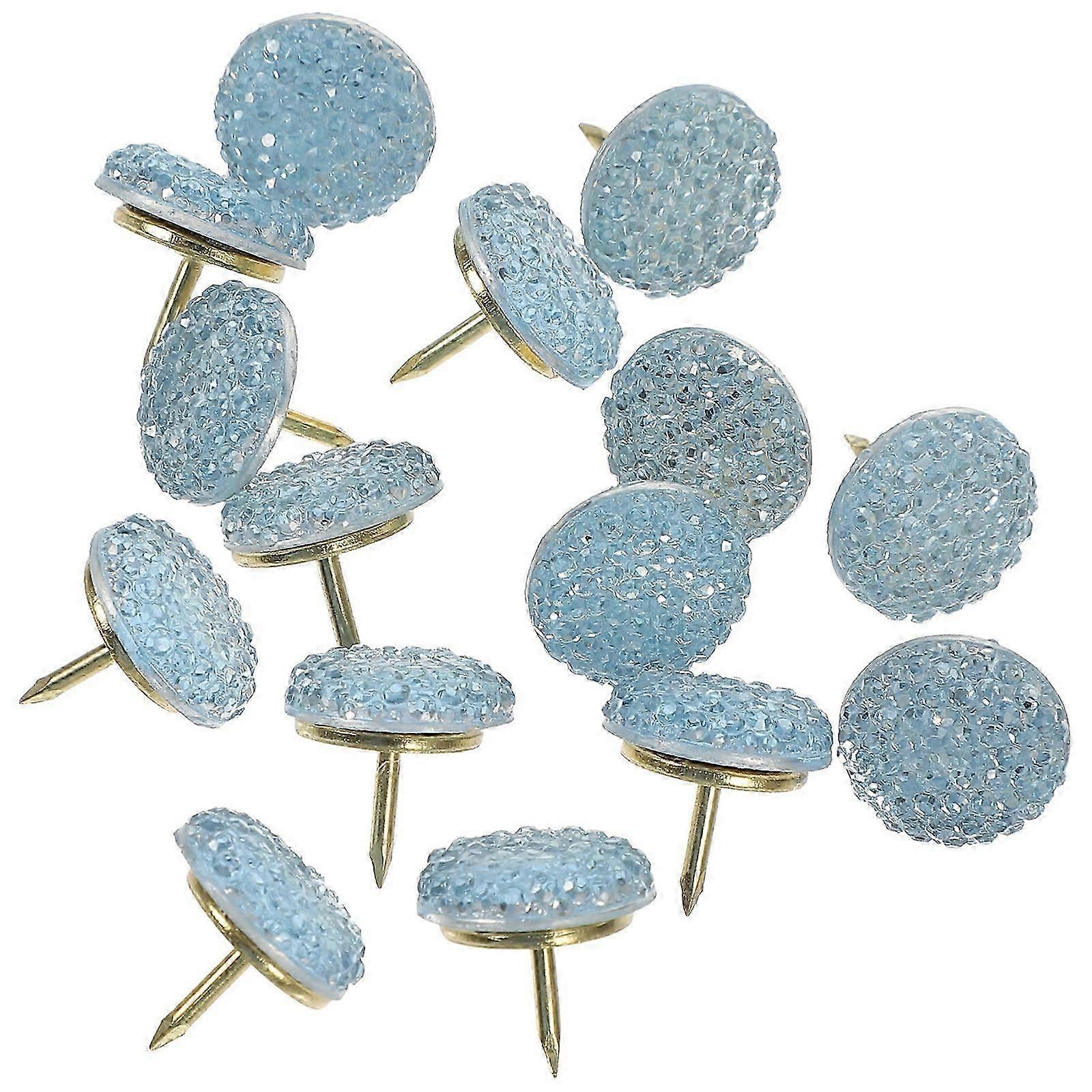 Multi-Function Thumbtacks Candy-Like Push Pin for Fixing 60Pcs Blue