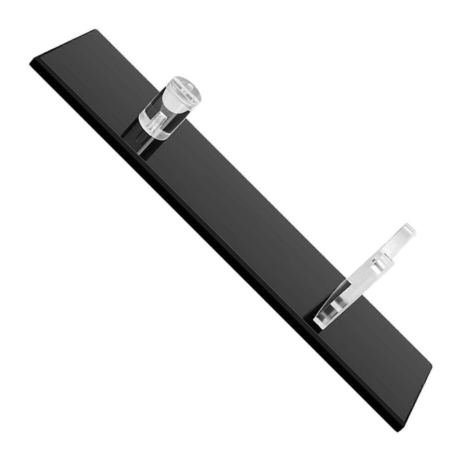 Decorative Stand Black Acrylic Rectangular Shape Sturdy Cutter Storage Chefs 1Pack