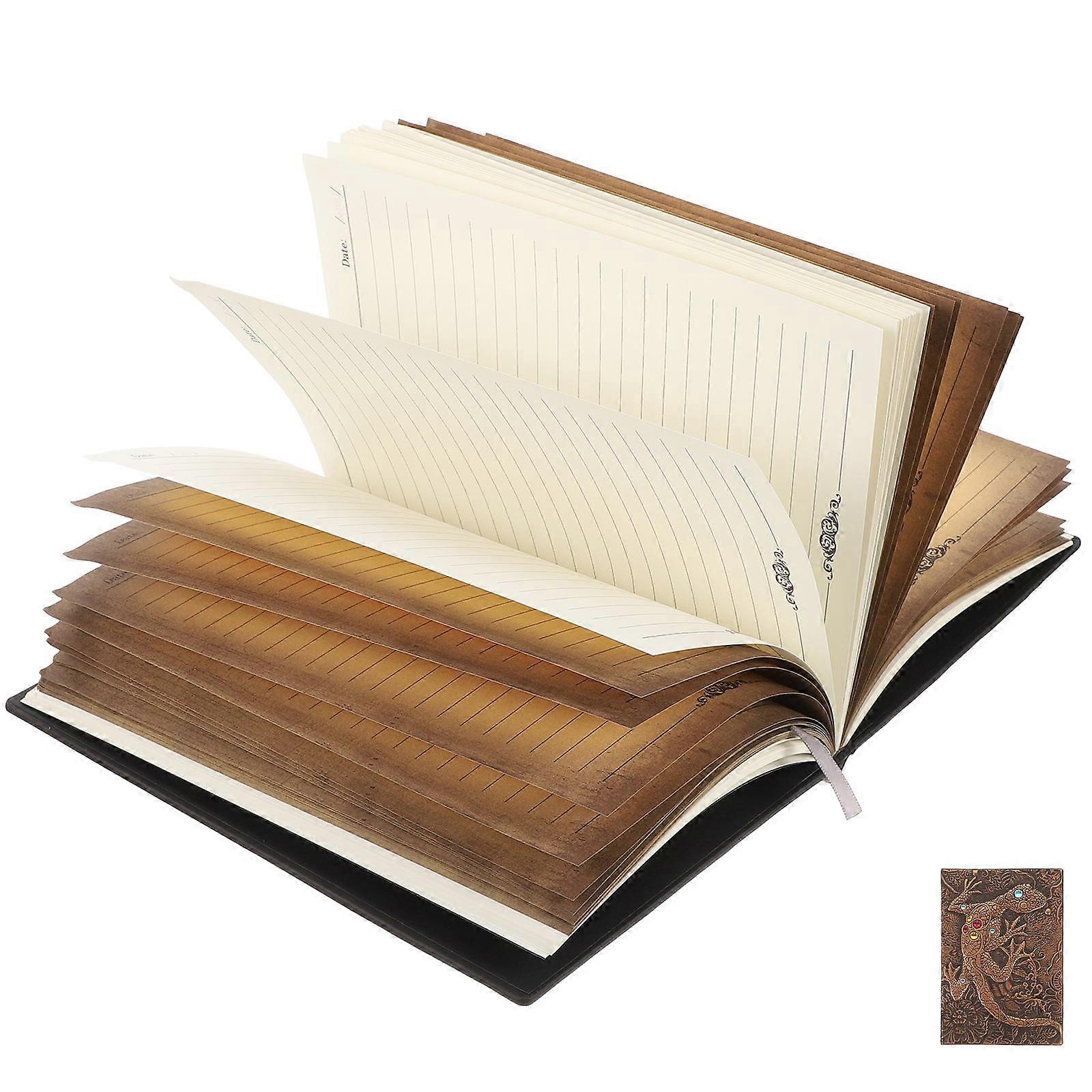 Schedule Planner Journal Book 2Pcs Embossment Notepad for Office