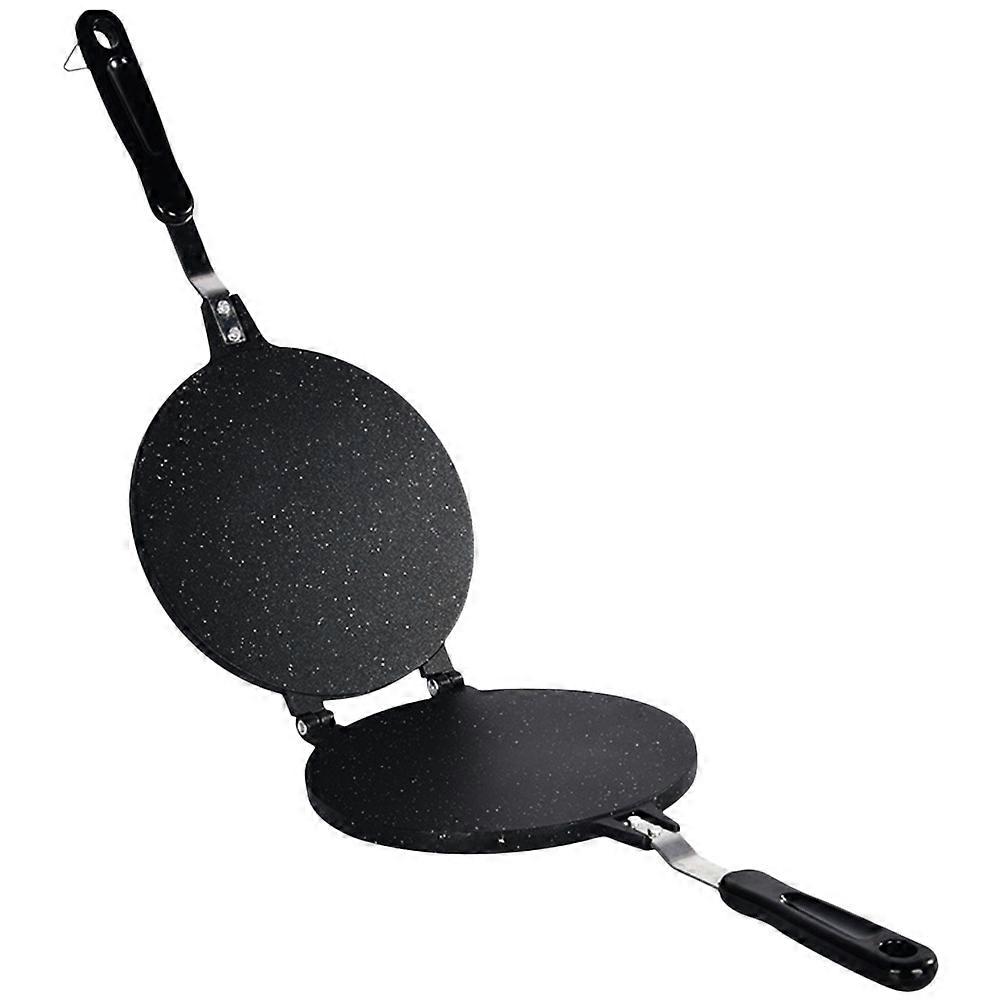 Waffle Maker Egg Roll Maker Double Side Baking Tool Household Black Pan