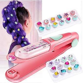 Haarstempelset met strass-steentjes, glinsterende haarjuwelen voor meisjes, cosplay-accessoire, haarstylingtool met herbruikbare glimmende diamanten, doe-het-zelf haaraccessoire speelgoed