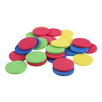 4 Bags Mini Foam Discs Launcher Toy Foam Disc Accessory for Kids Play