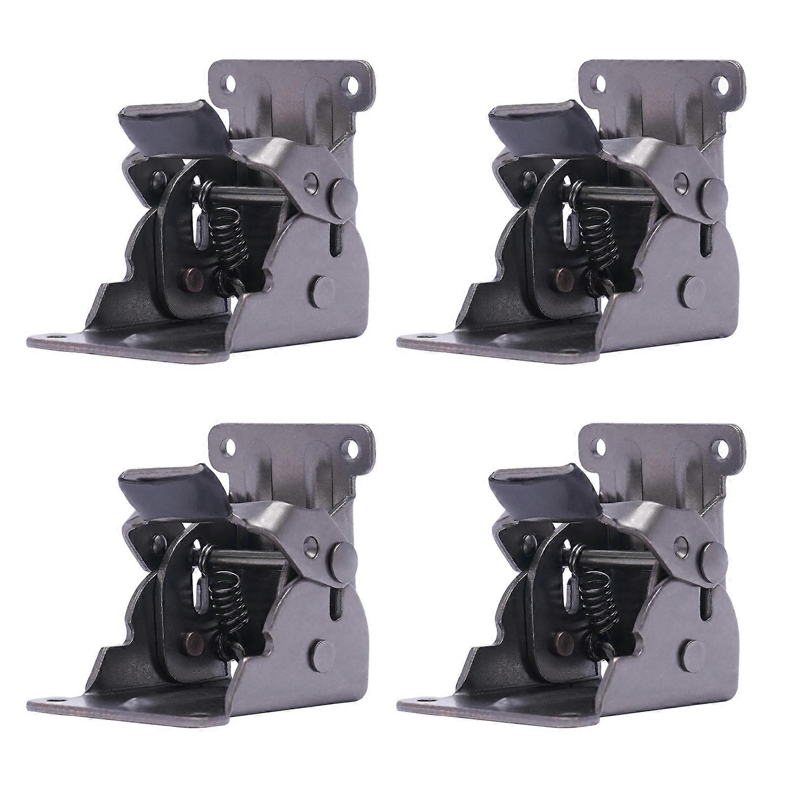 4Pcs Table Foldable Hinge Self-Locking Folding Brackets 200kg Load 90° Fold for Table Bench