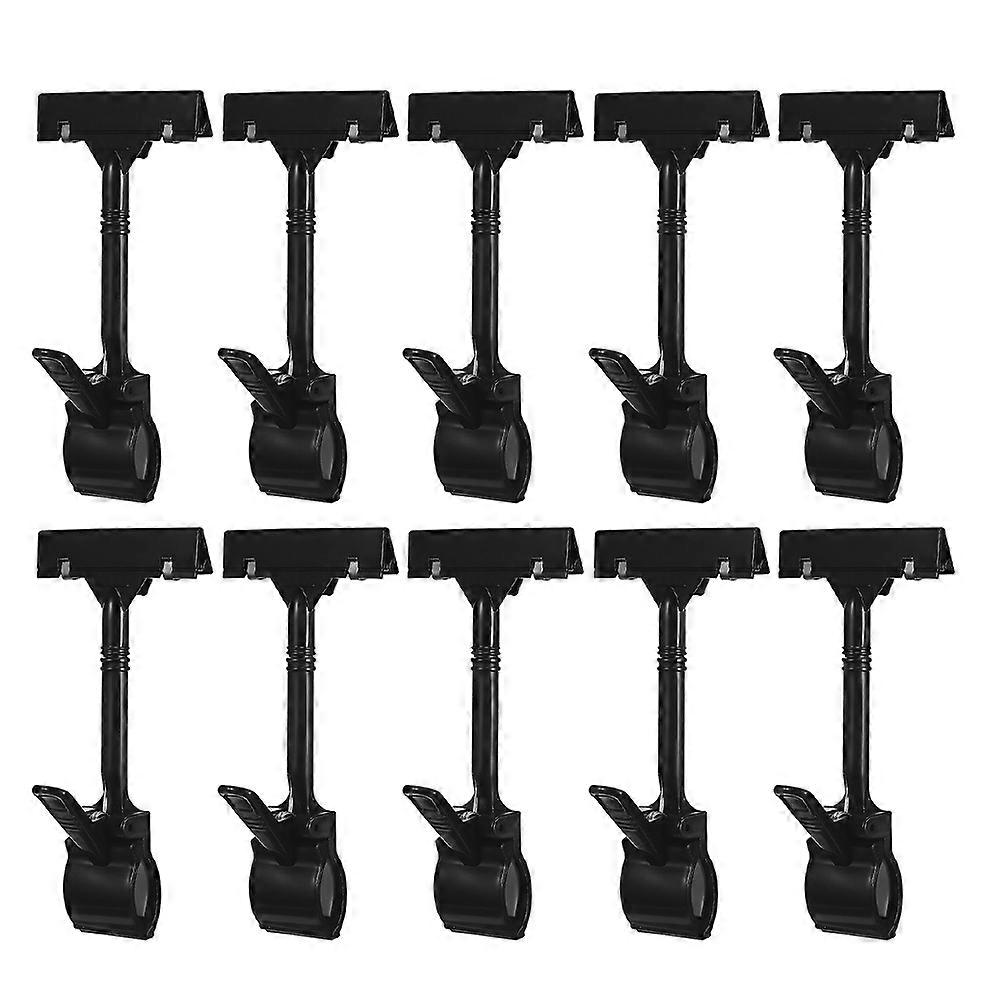 Adjustable Merchandise Display Clip Plastic Holder 50Pcs
