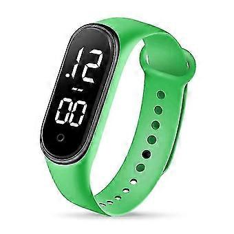 Elektronisk ur Børn LED Digital Sports Watch Vandtæt Moderigtigt Nøjagtig tidtagning Klar Rea