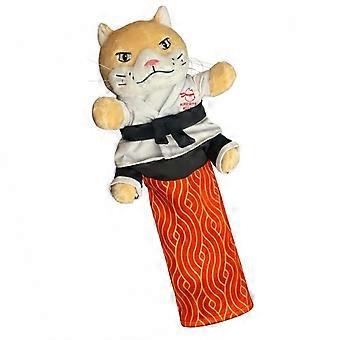 Fun Pet Wrestling Glove Including Sound Rope Extensions And Small Toy To Encourage Natural Behaviors  Yellow