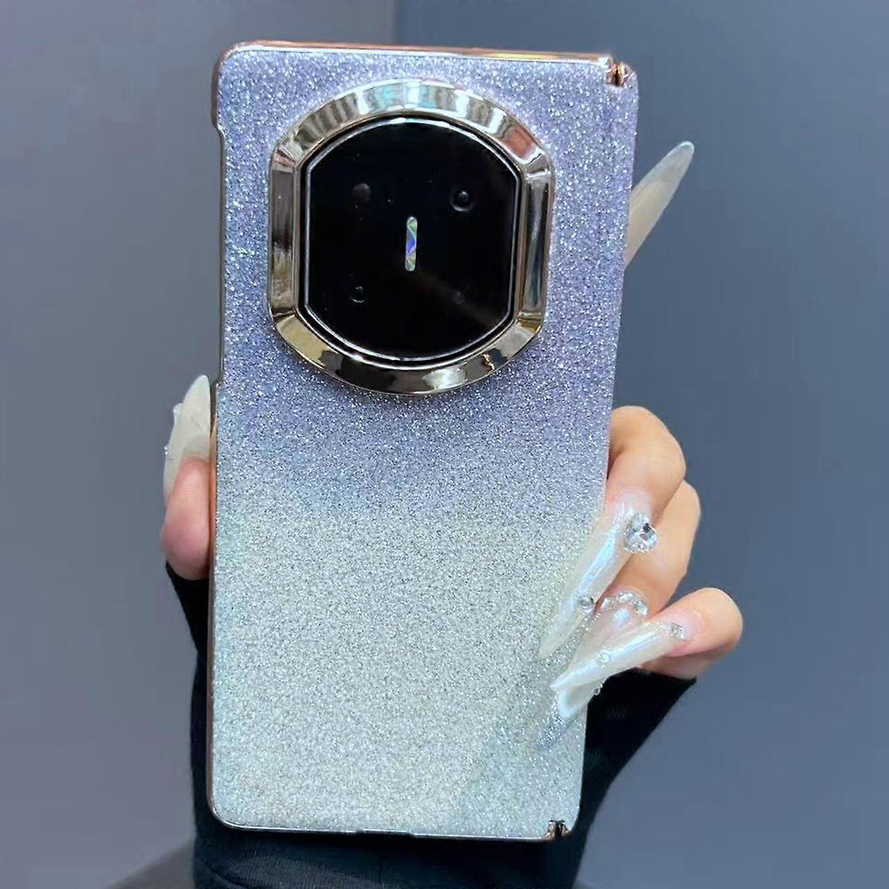 Single Axis Gradient Glitter Shockproof Phone Case