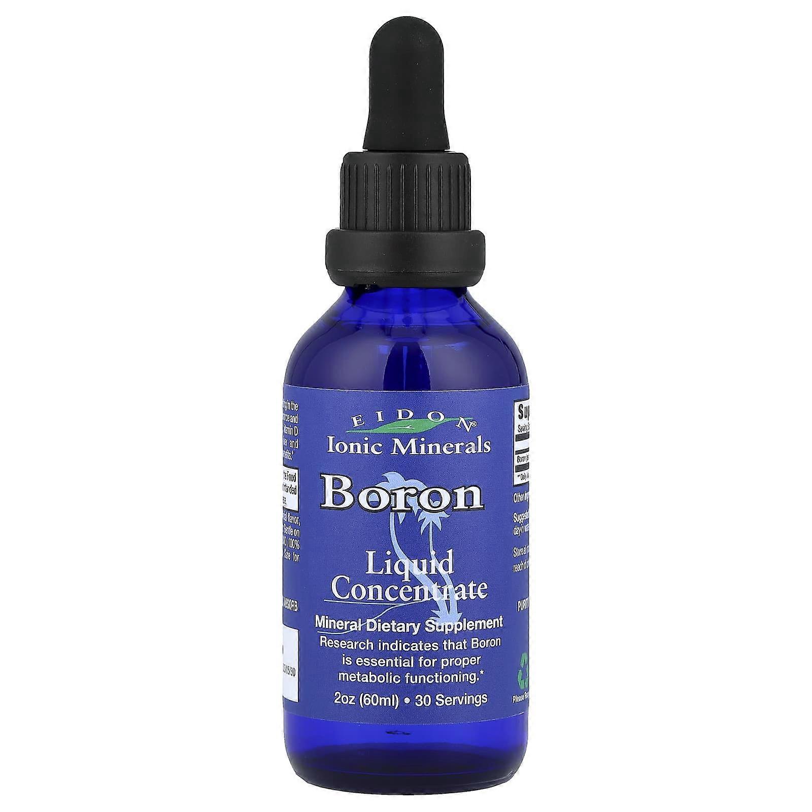 Eidon Ionic Minerals, Boron, Liquid Concentrate, 2 oz (60 ml)
