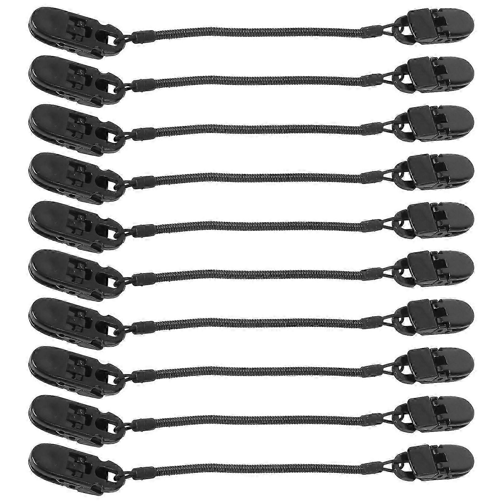 Fishing Wind Cap Retainers Clip Shape Plastic 10Pack For Boating Sailing