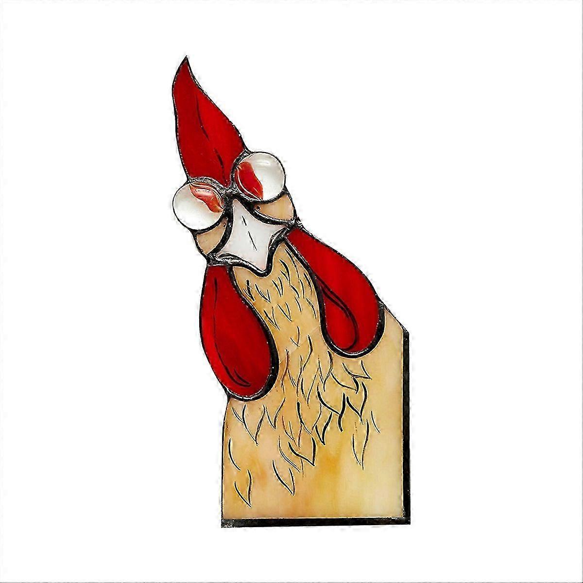 Rooster Acrylic Window Hanging,compatible with Window, Perfect Rooster Decor B