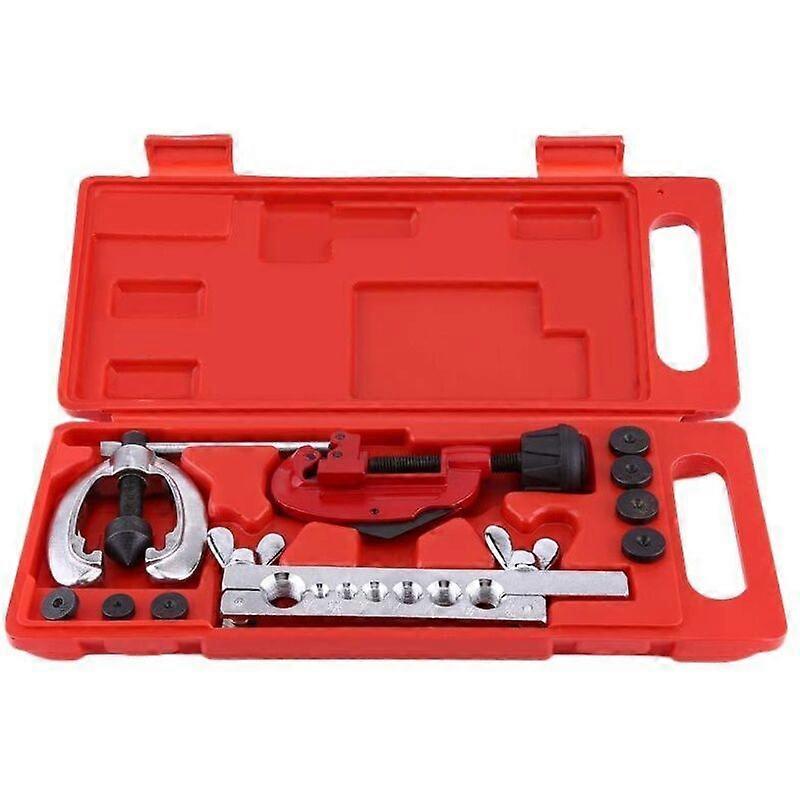 10-piece crimping tool set, crimping tool, brake pipe crimping tool set, pipe cutter
