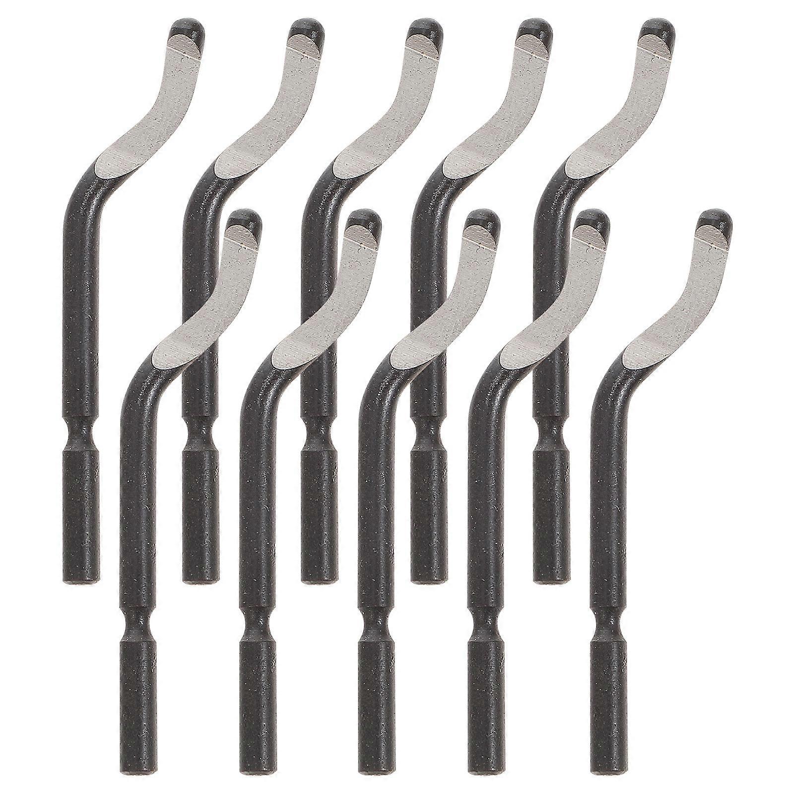 10pcs Deburring Tools Deburring Blades Set Professional Rotary Deburring Cutters
