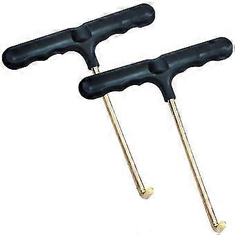 2Pcs Trampoline Spring Pull Tool, Trampoline Puller T-Hook Spring Puller Tool