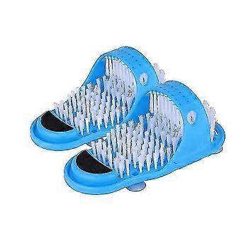 Shower Foot Scrubber Massager Spa Exfoliating Wash Slipper Tools