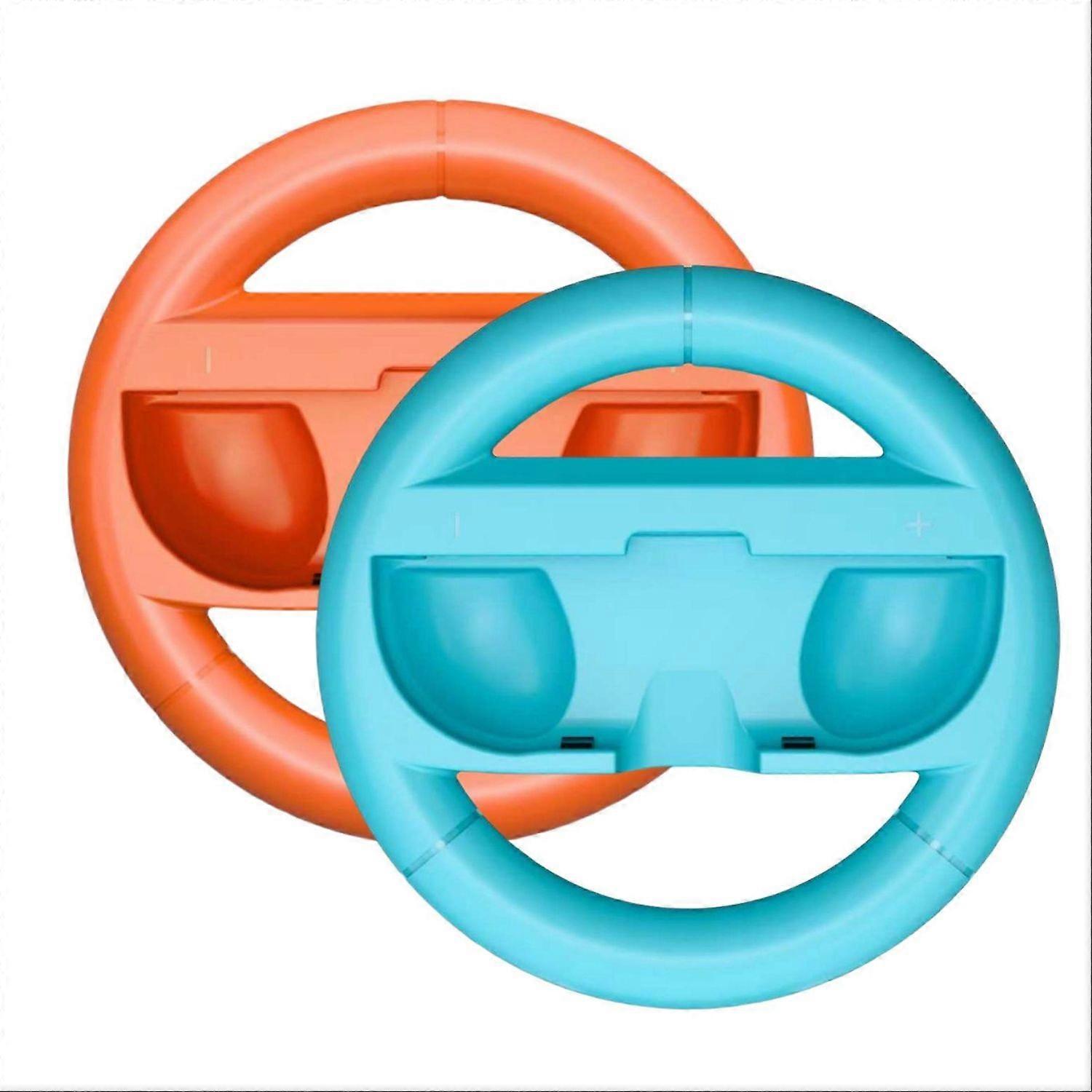 For Nintendo Switch 2 Joy-Con 2-Pack Racing Steering Wheel Grips Controller Accessories