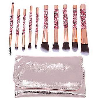 Rhinestone Makeup Brush Set for Eyeshadow Application 1Set Beauty Supply