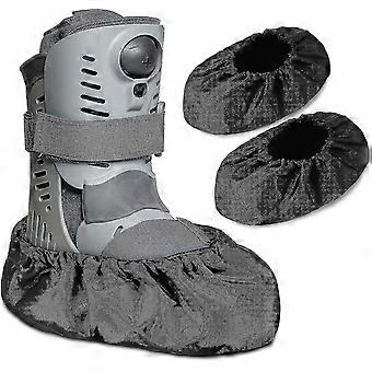 2 stuks Walking Boot Cover Recovery Shoes Covers Non Skid Foot Brace Cover Herbruikbare Boot Cover Waterdichte Gegoten Regenhoes