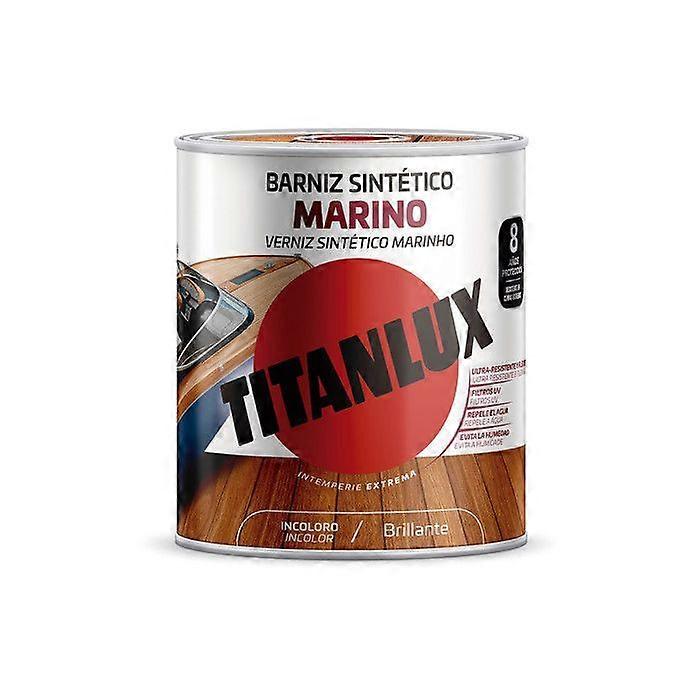 Synthetic Clear Gloss Marine Varnish 0.750l Titanlux M13100034 - Titanlux