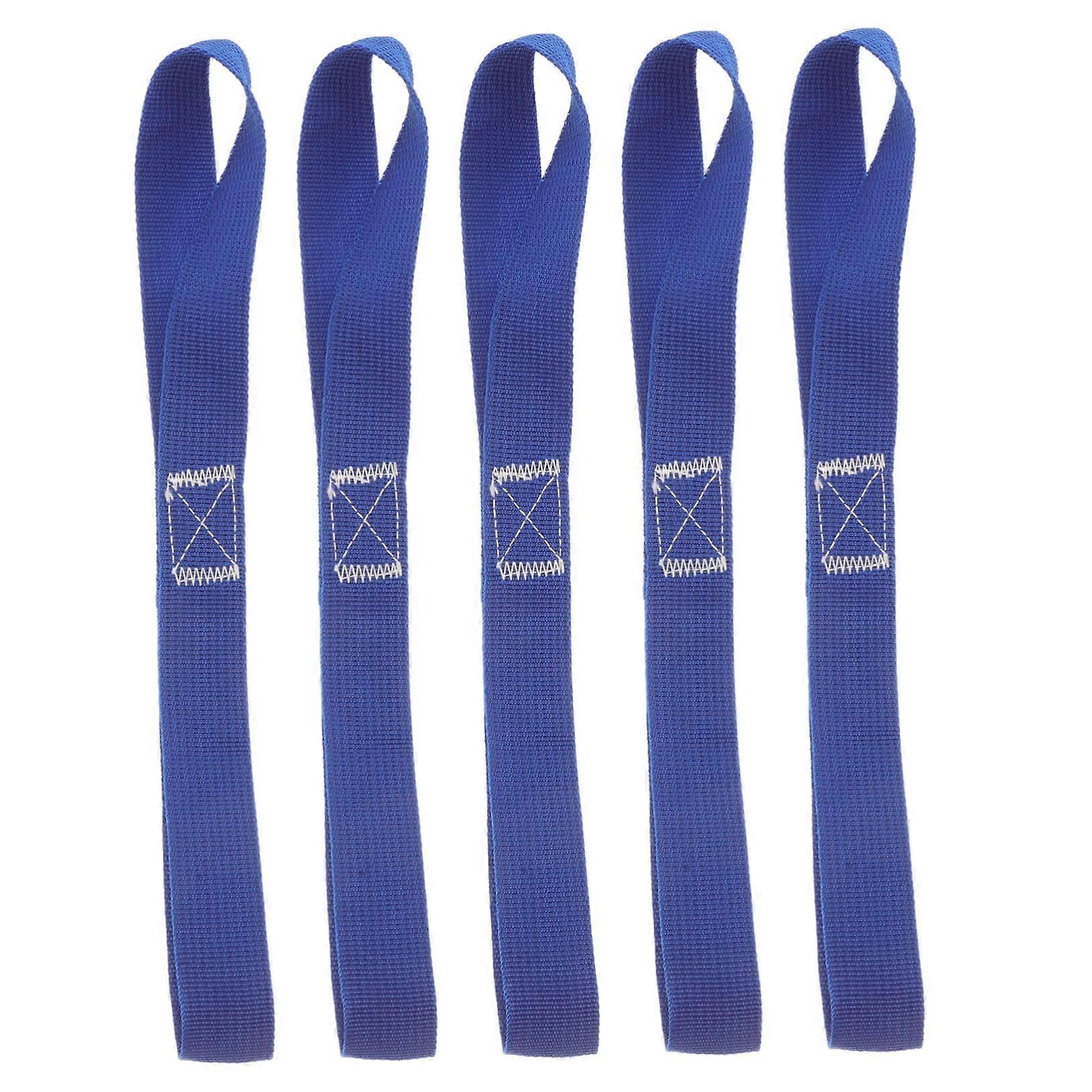 Elastic Tie Down Straps 5 Sets for Towing and Transport, Quick Loop Setup and Secure Load Control
