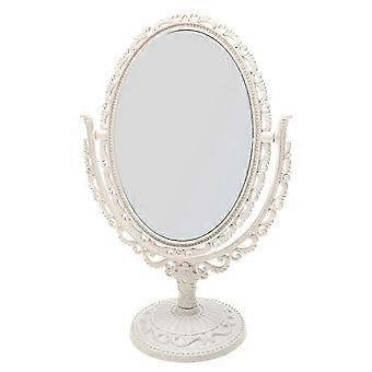 Vintage Double-side Makeup Mirror Creative Oval Mirror Desktop Mirror Decor