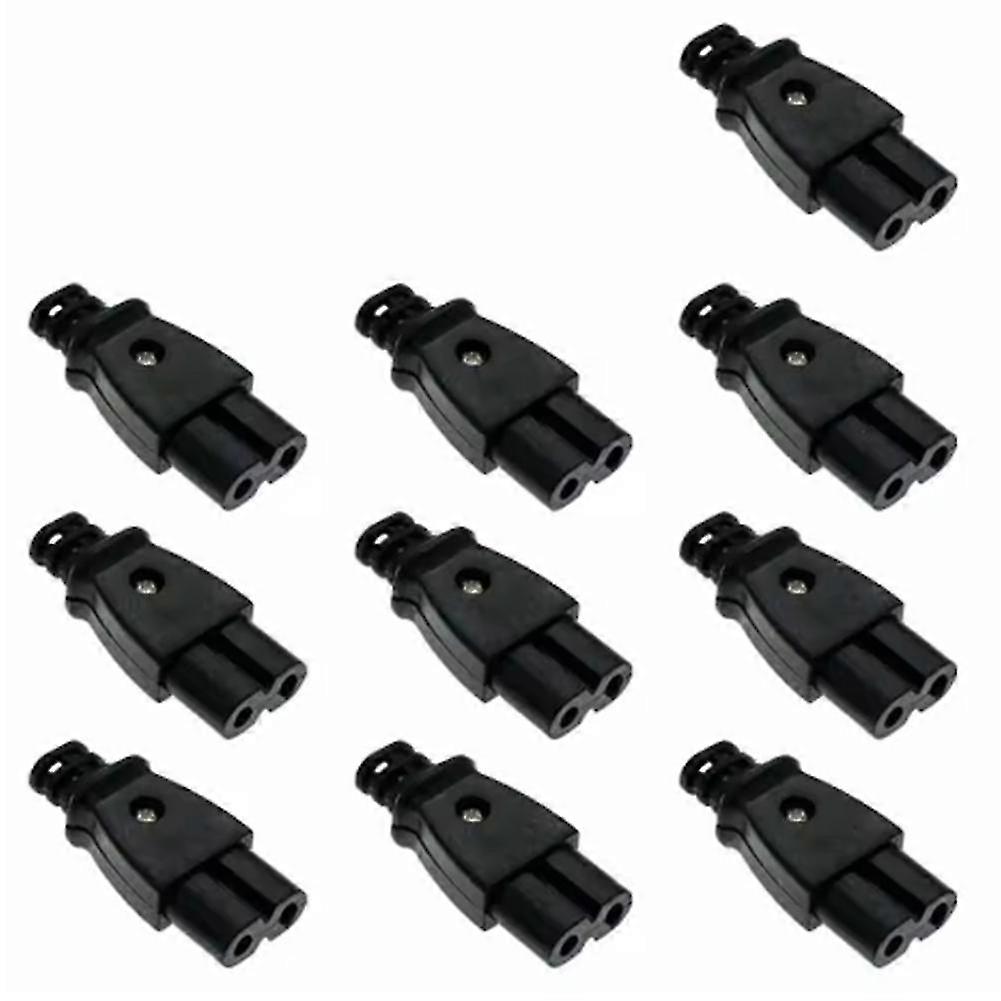 C8 Male Power Socket Set,10PCS, US Plug