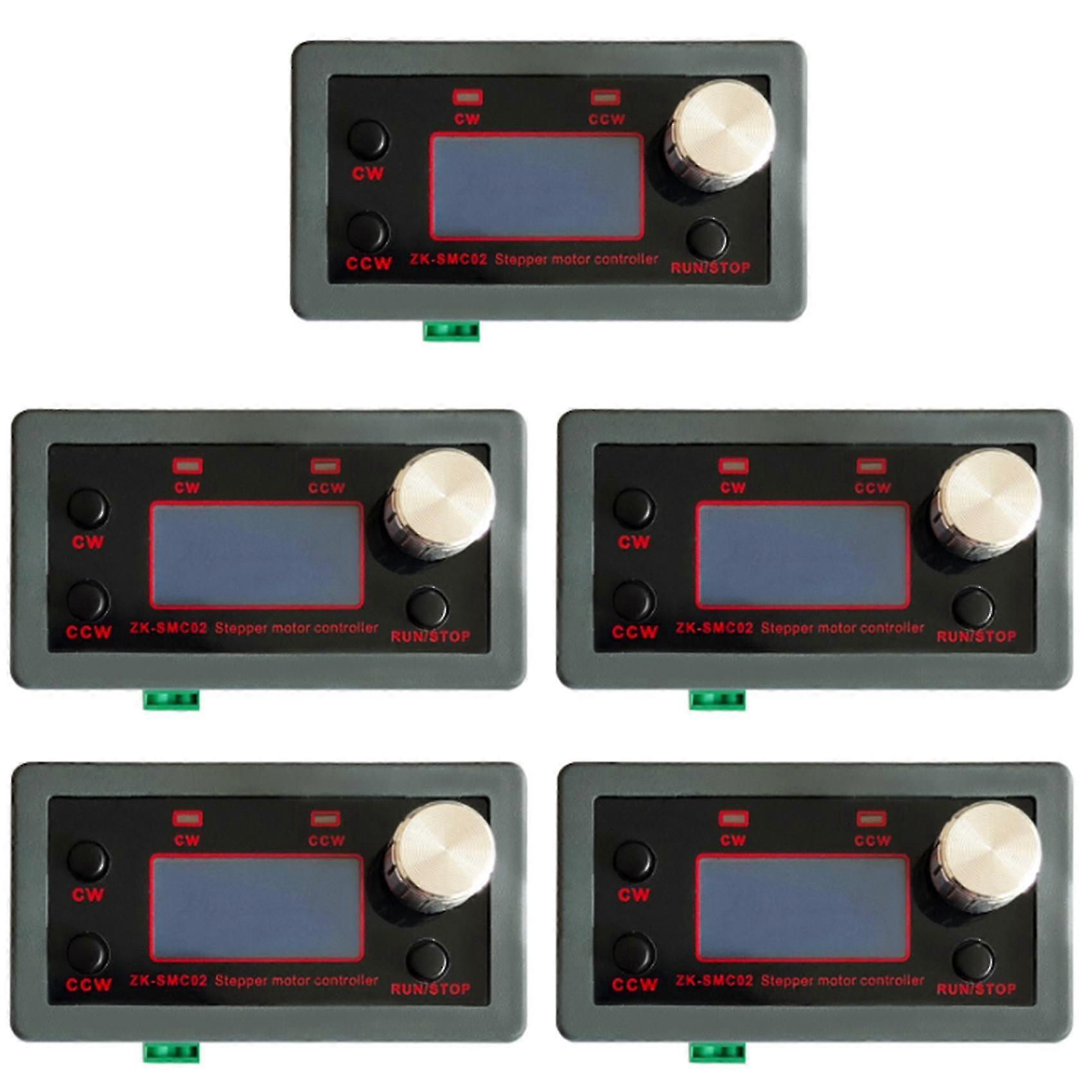 5X ZK-SMC02 Stepper Motor Driver Controller Integrated Board compatible withward/Reverse Pulse Speed Angle ControlModule compatible with 42 57