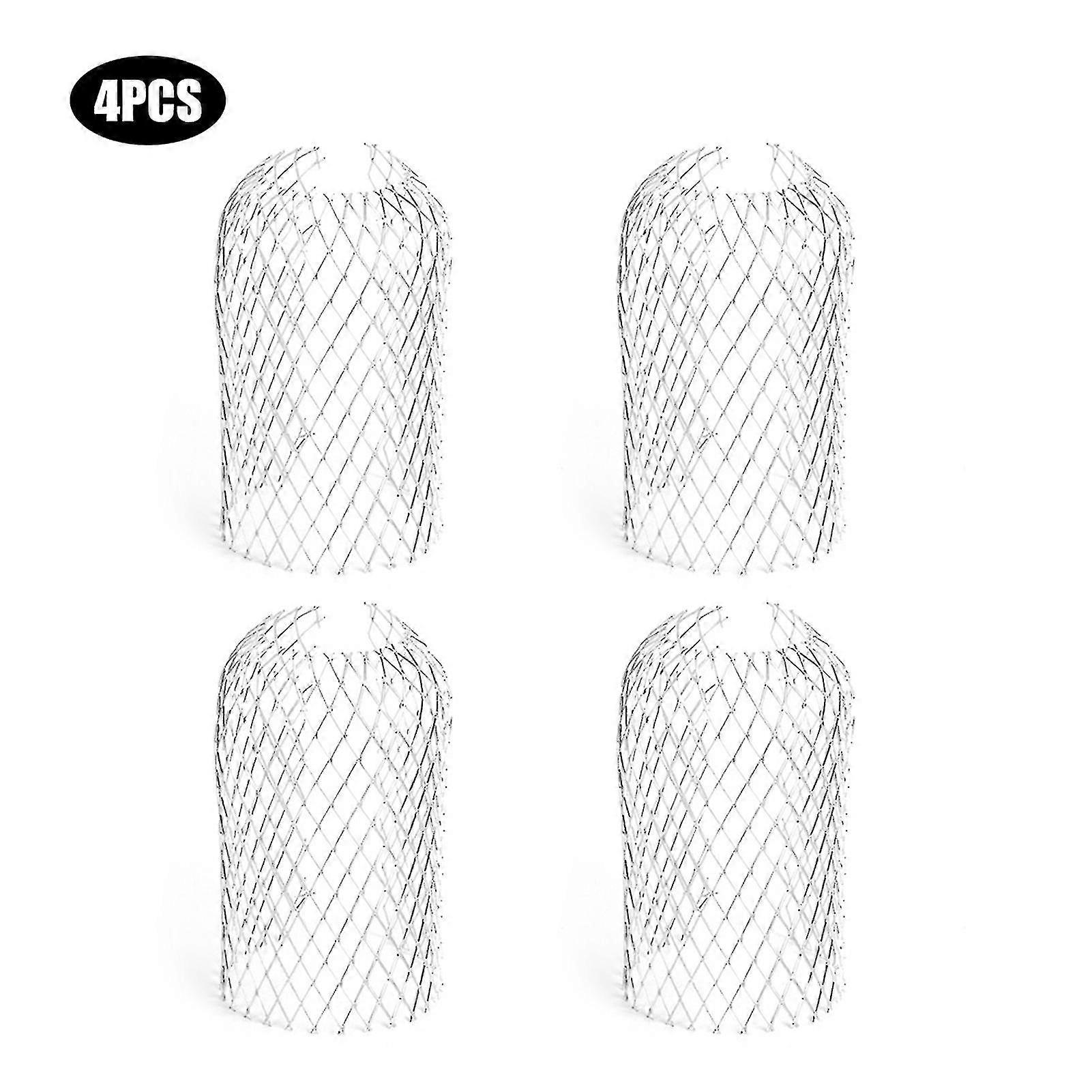 4Pcs Gutter Guard Leaf Filter Strainer Down Spout Strainers Gardening Anti Blocking Tool-YM