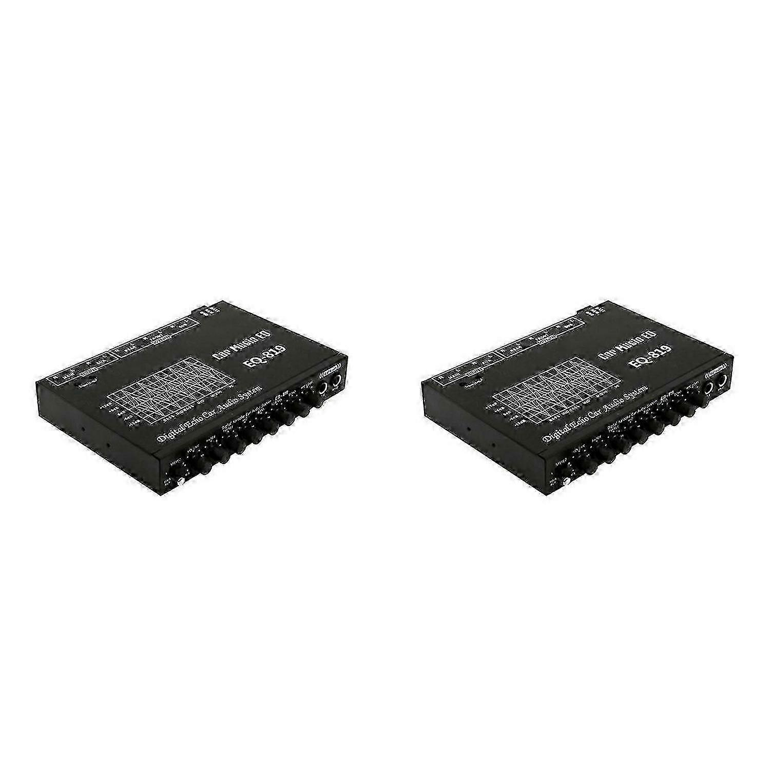 EQ-819 Car Equalizer Audio EQ Tuning Crossover Car Audio Equalizer