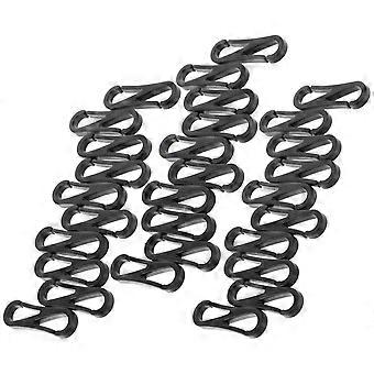 100pcs fai da te in plastica gancio maschera corda ganci appesi paranco fibbia fibbia corda fibbie