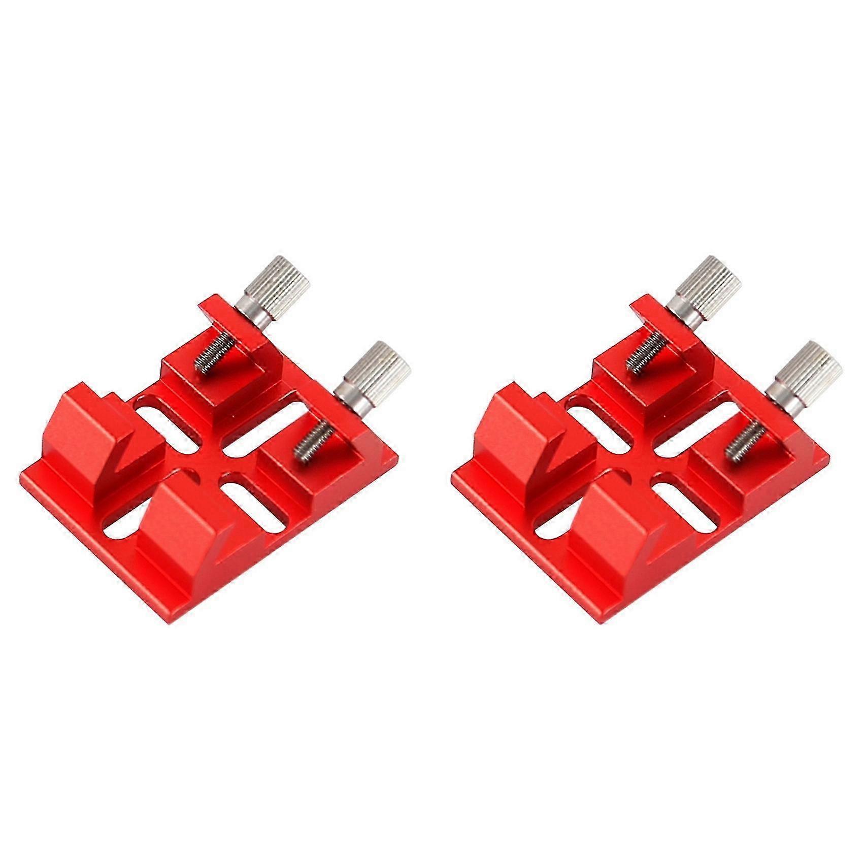 2X Multi-Function Finderscope Dovetail with Locking Screw Guide Scope Adapter Bracket compatible with Astronomical Telescope,Red