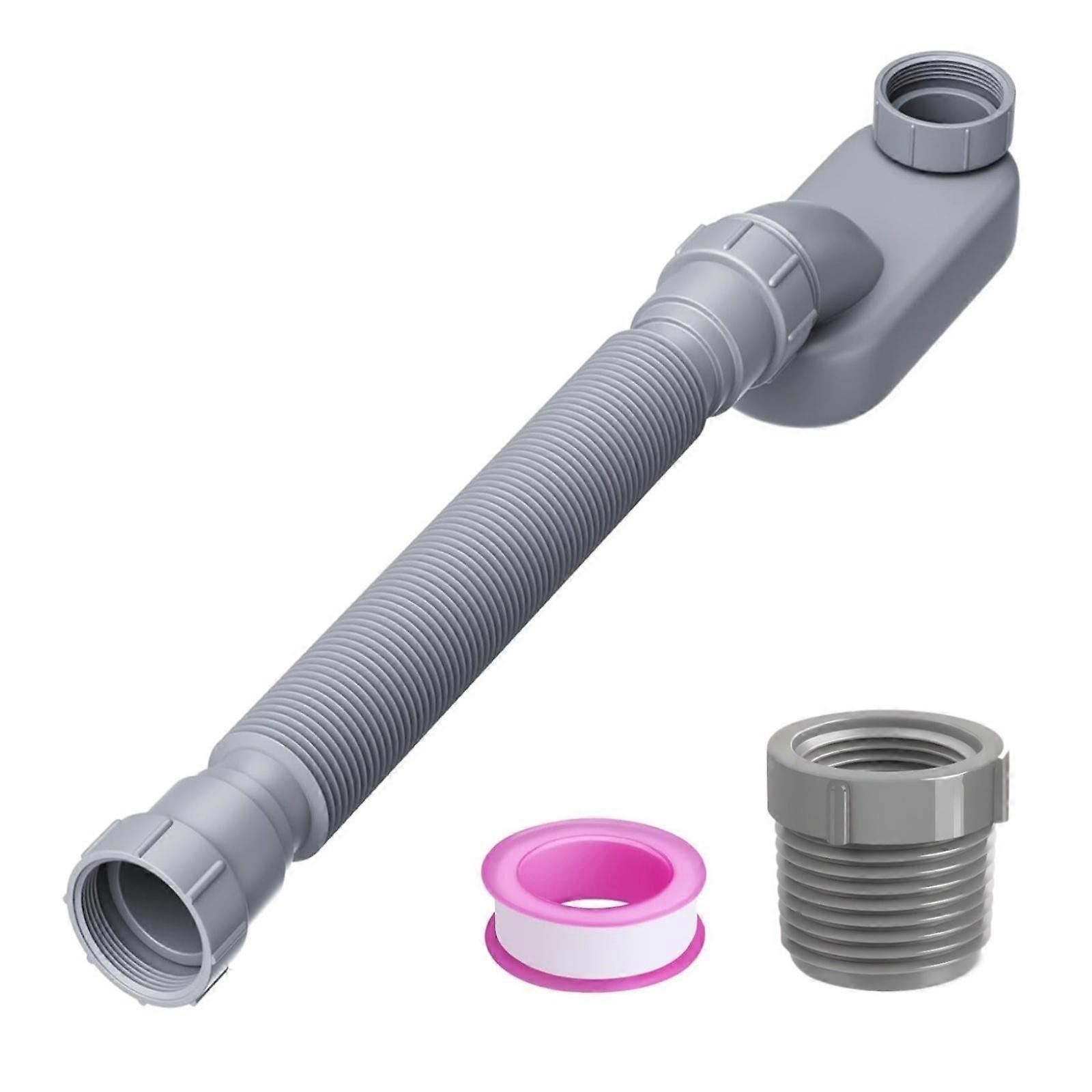 Space-Efficient P-Bend Kit Space Saving U-Bend Drain Easy to Install