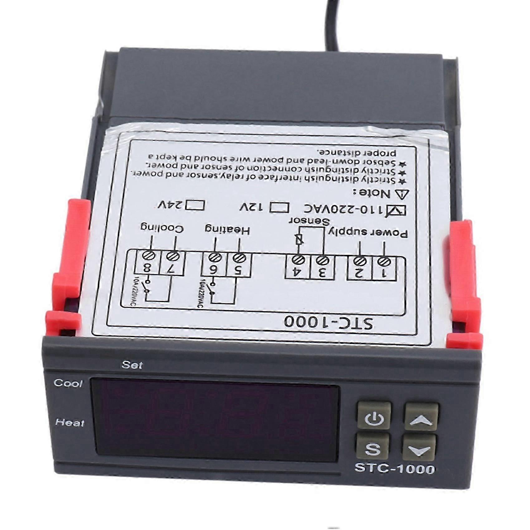 10X 220V/STC-/1000 Digital Temperature Controller Thermostat with NTC