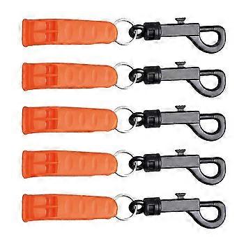 Sicherheitspfeife, Outdoor-Überlebenspfeife für den Outdoor-Einsatz, 20 Stück, Orange