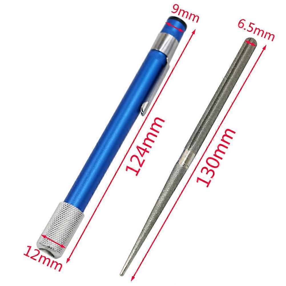 Portable Pocket Sharpening Device Perfect For 13.00X1.20X1.20CM Blue Sharpening Functionality 1Pc