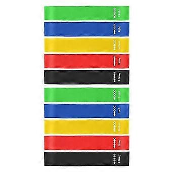 Boxes of TPE Elastic Belt Yoga Exercise Thickening , with Instructions and Bag, Color Series