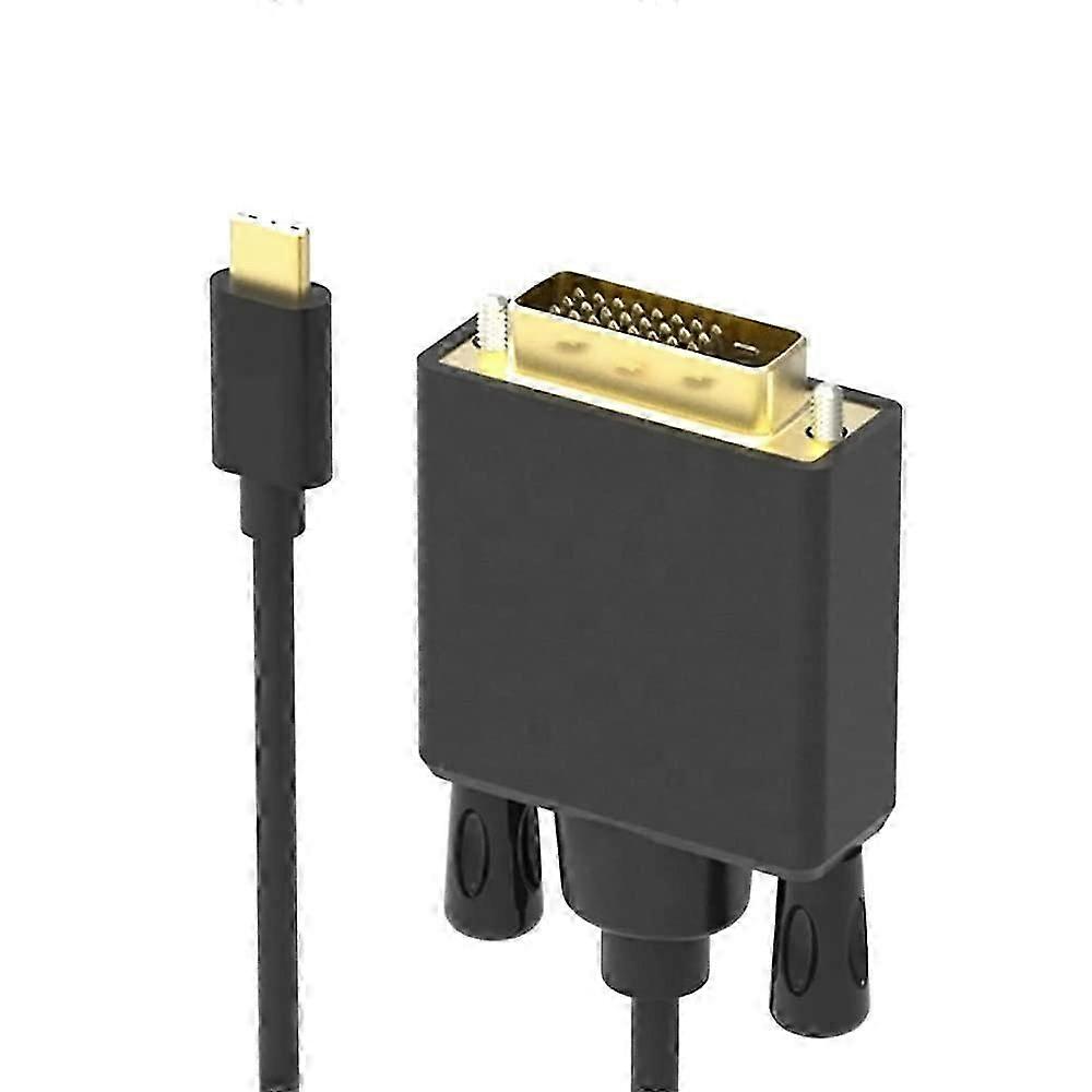 6ft USB C to DVI Display Cable, Type C to DVI Adapter Converter