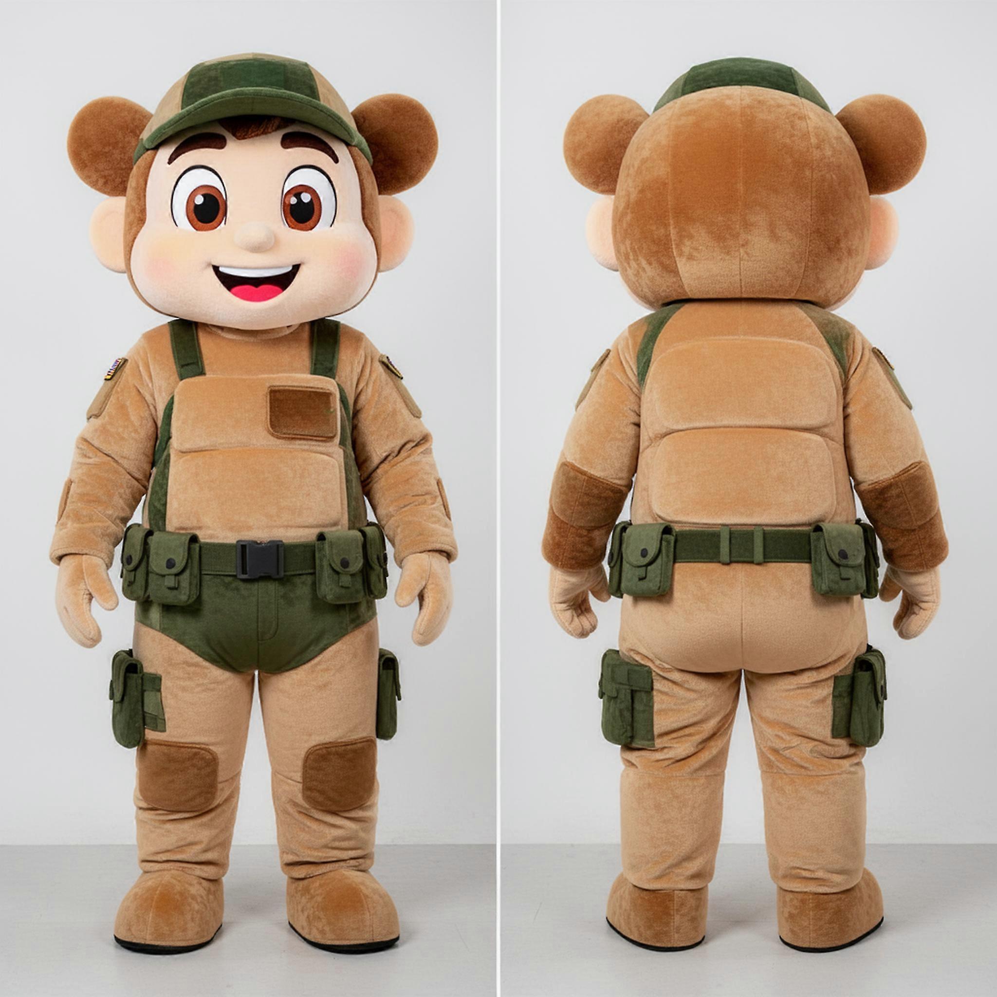 MASTICOT Tan Padded Commando Mascot