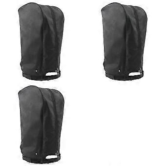 3 Pack Golf Bag Rain Cover, Waterproof Dustproof Oxford Cloth Universal Hood for Golf Bags with Snap Button - Rain Cape Protector