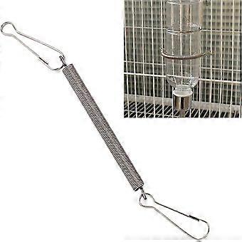 3.1in Metal Springs with 2 Clips Cage Accessories for Small